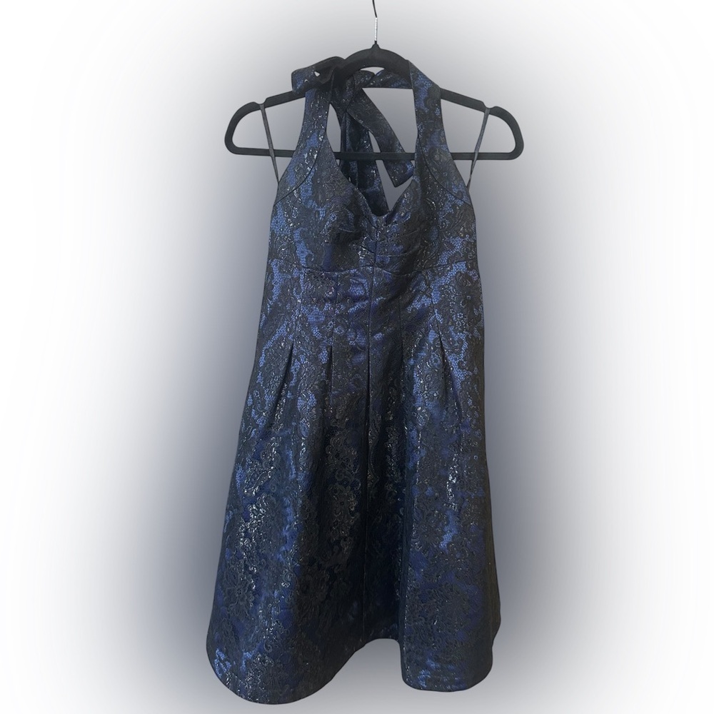 Moda International Navy Backless Dress size 6